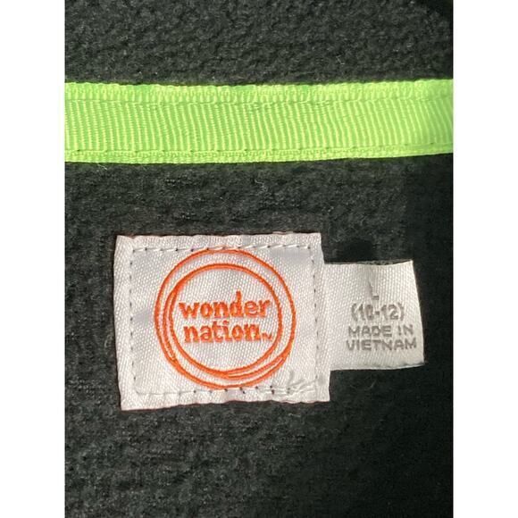 Wonder Nation Boys'‎ Camo Fleece 1/4 Zip Pullover Jacket Size 10-12 - Picture 5 of 9